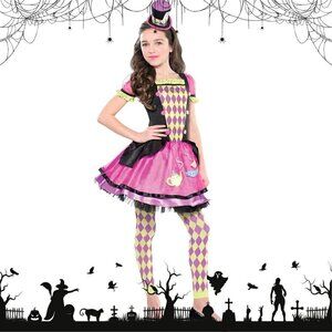 Nwot Girl's S Mad Hatter Halloween Costume